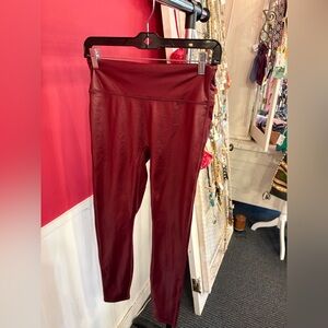 Fabletics Burgundy Leggings